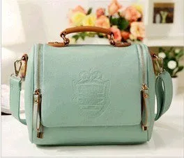 2020 women's vintage retro style leather handbag shoulder bag messenger bag