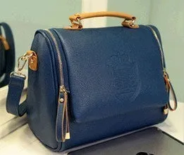 2020 women's vintage retro style leather handbag shoulder bag messenger bag