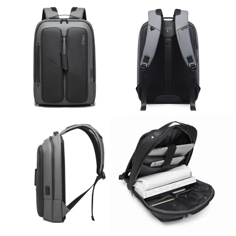 Bange BG-7238 Men Waterproof Anti-theft Backpack with USB Port, Size: 46 x 32 x 14cm(Black)