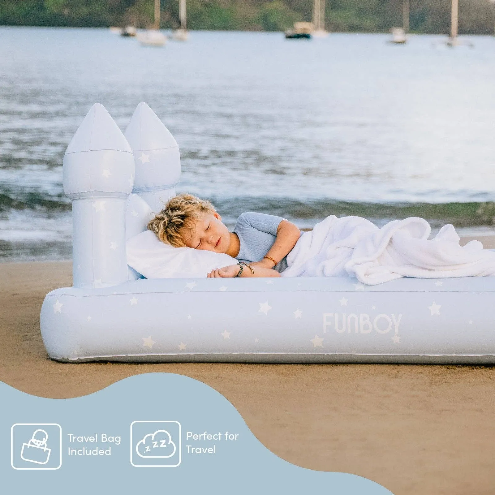 Blue Castle Sleepover Kids Air Mattress