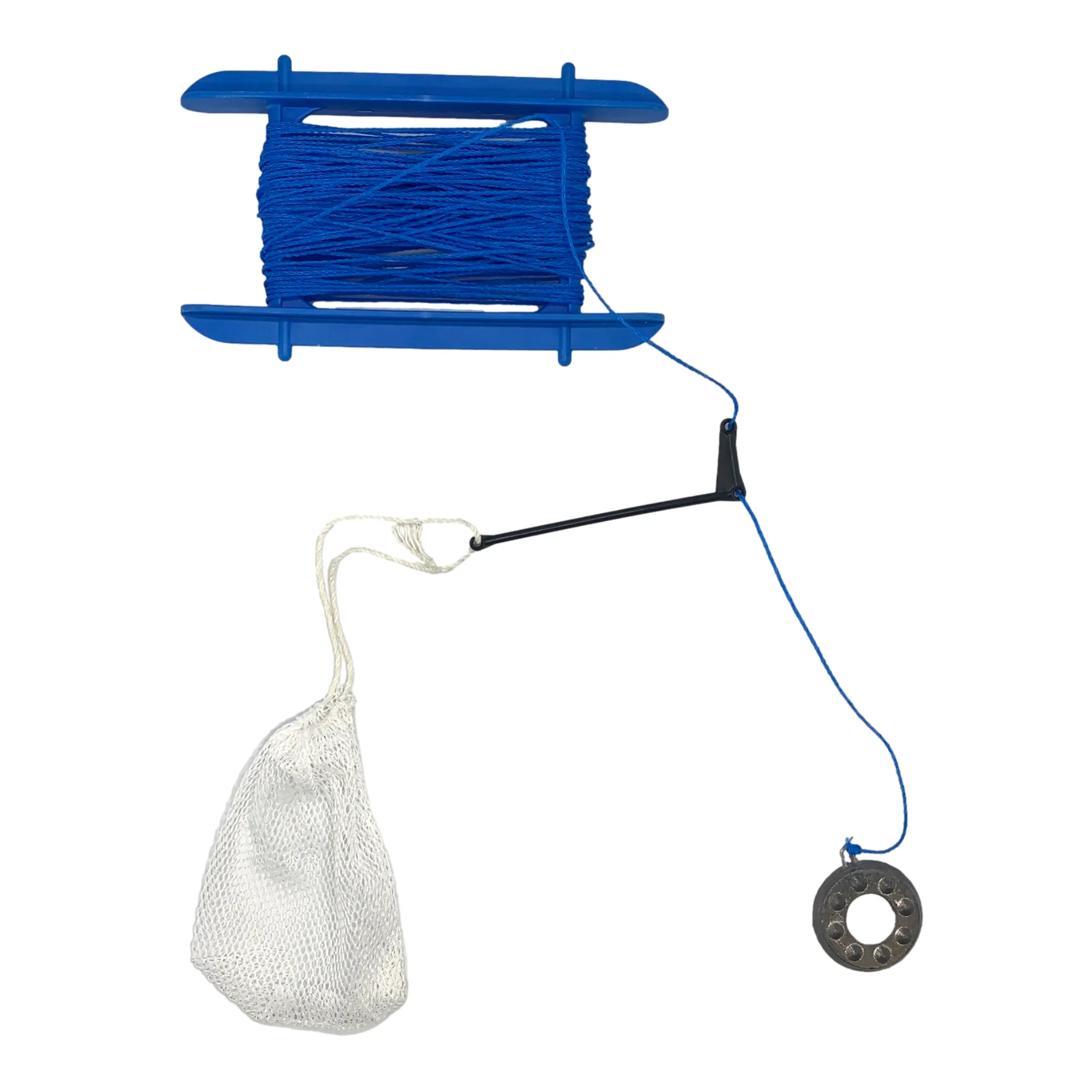 Blue Crab Line With Bag, Boom And Weight (Child Safety, No Hook)