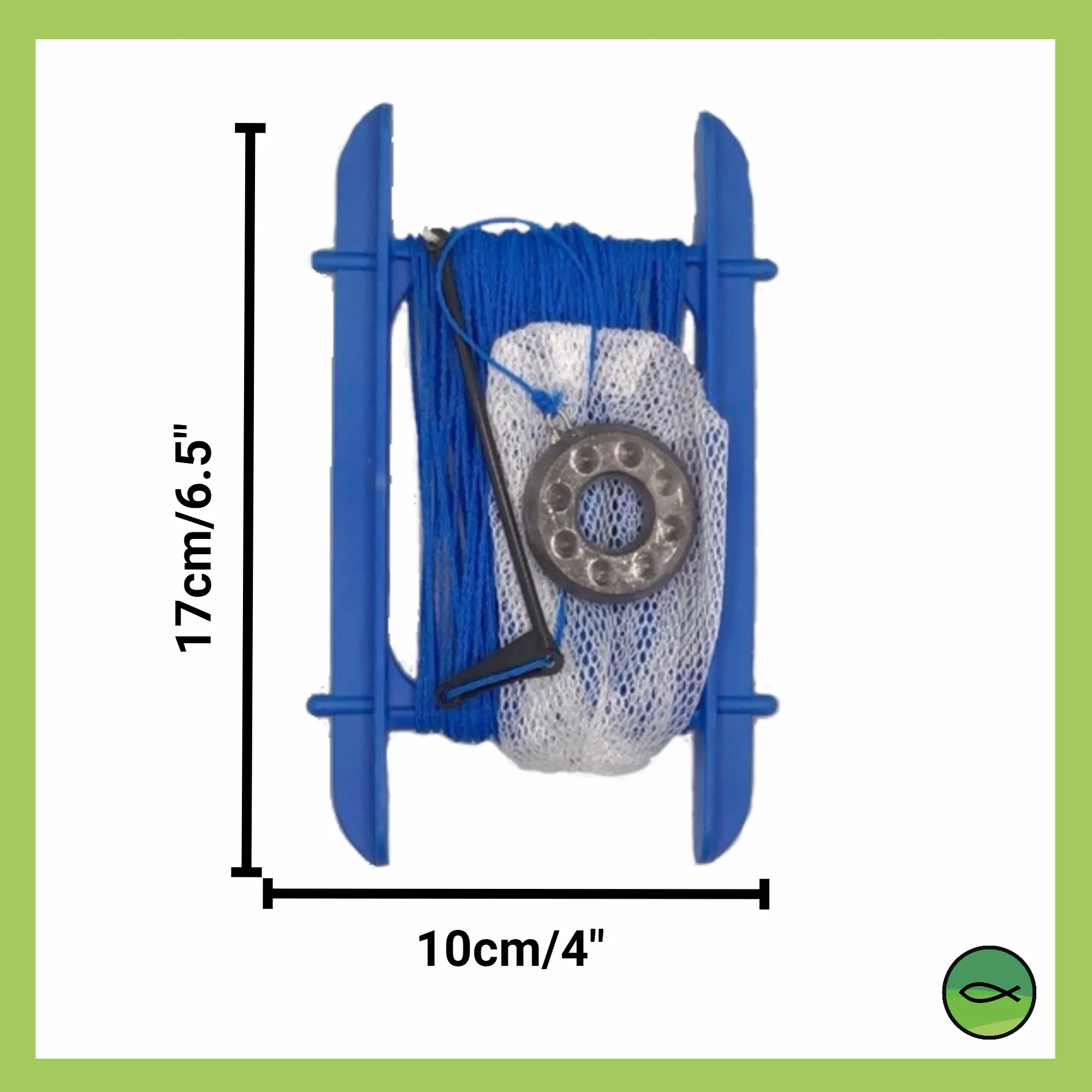 Blue Crab Line With Bag, Boom And Weight (Child Safety, No Hook)