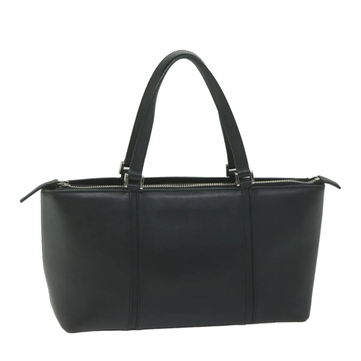 BURBERRY Hand Bag Leather Black  bs10561