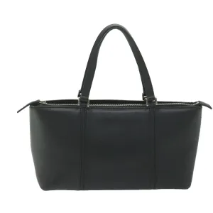 BURBERRY Hand Bag Leather Black  bs10561