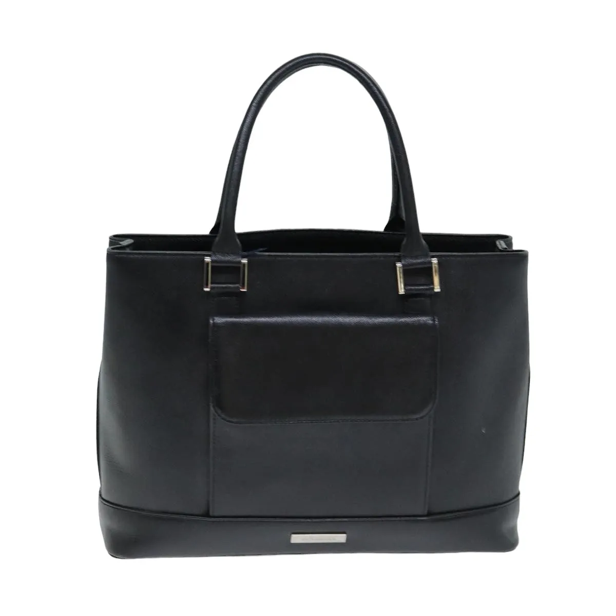 BURBERRY Hand Bag Leather Black  bs15794