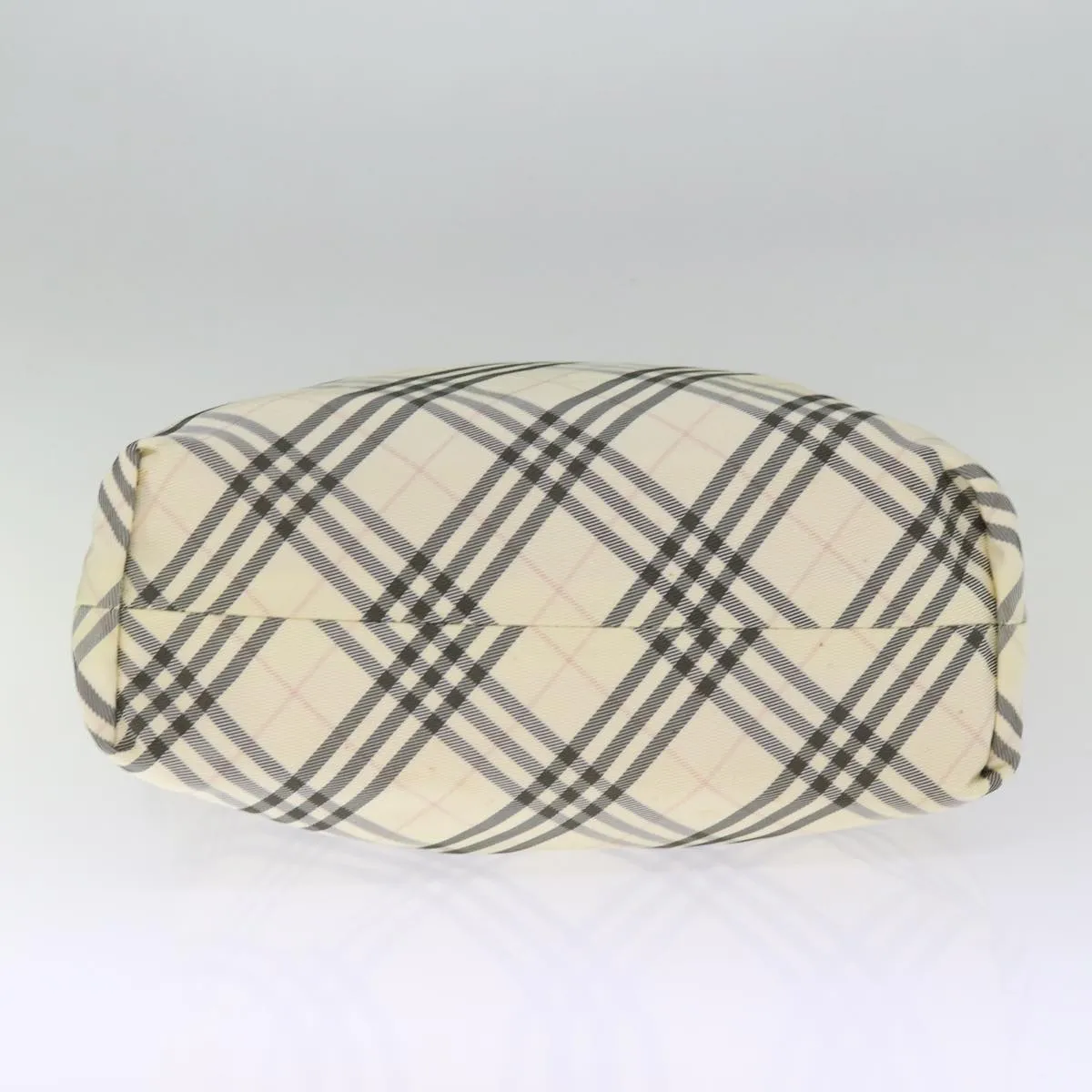 BURBERRY Nova Check Blue Label Tote Bag Canvas Reversible Beige  bs14692