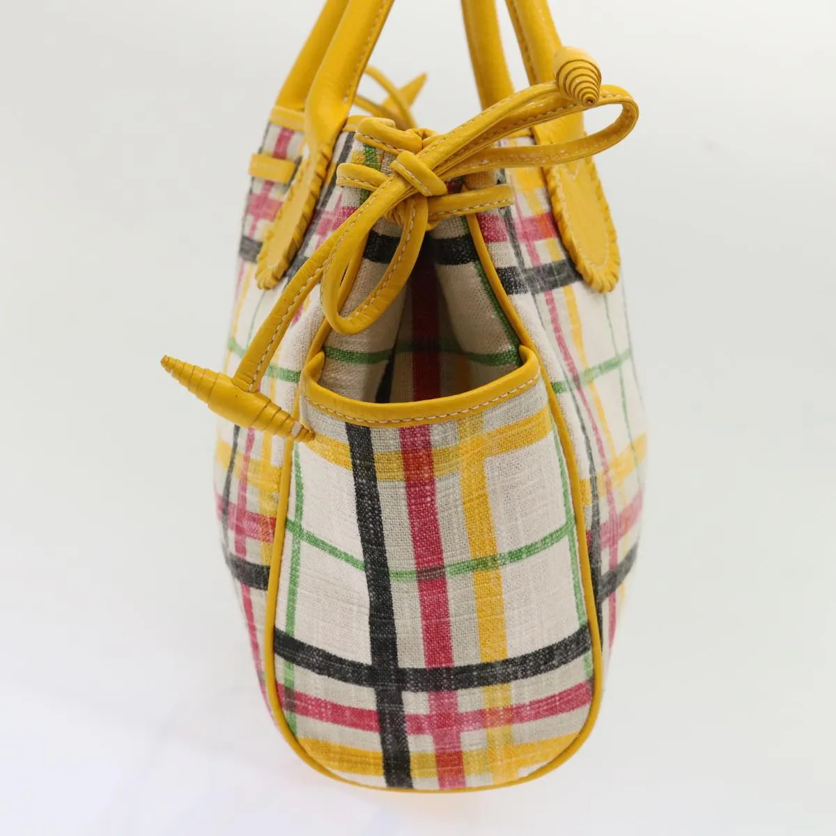 BURBERRY Nova Check Tote Bag Canvas Beige  46962