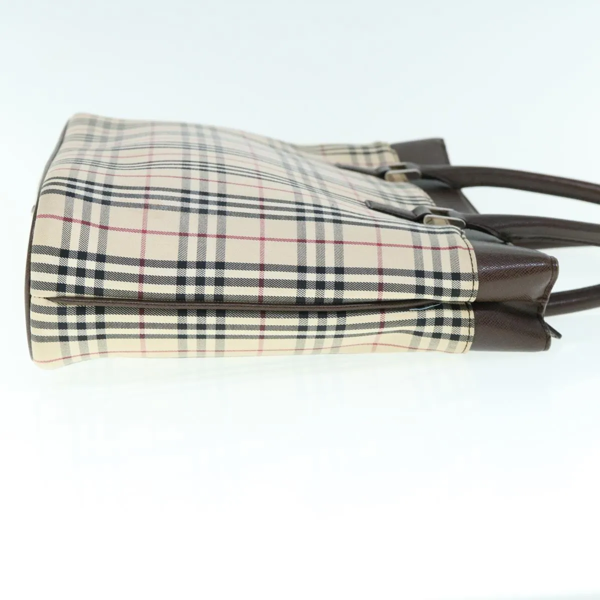 BURBERRY Nova Check Tote Bag Nylon Beige  ep2645