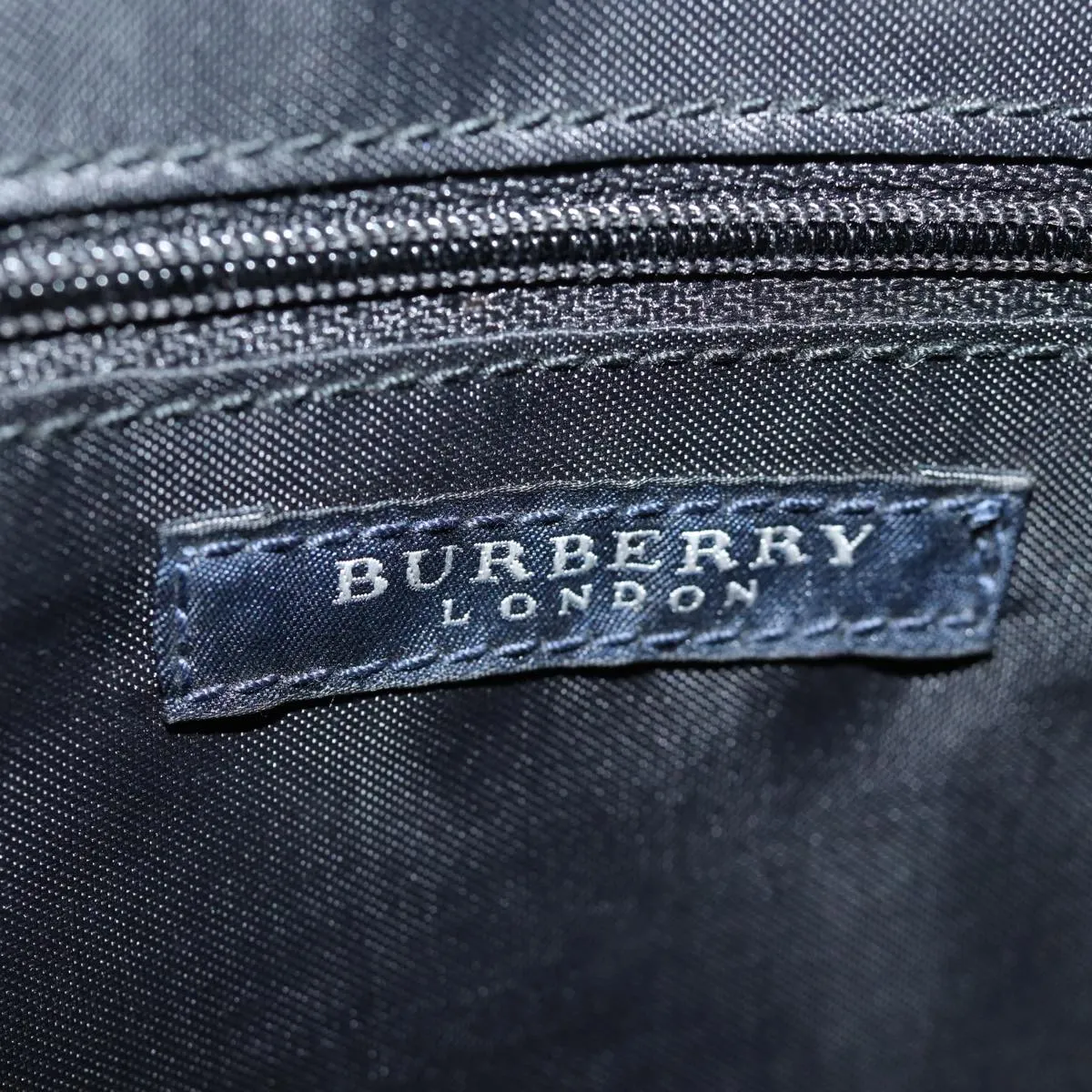 BURBERRY Nova Check Tote Bag Nylon Black  bs14408