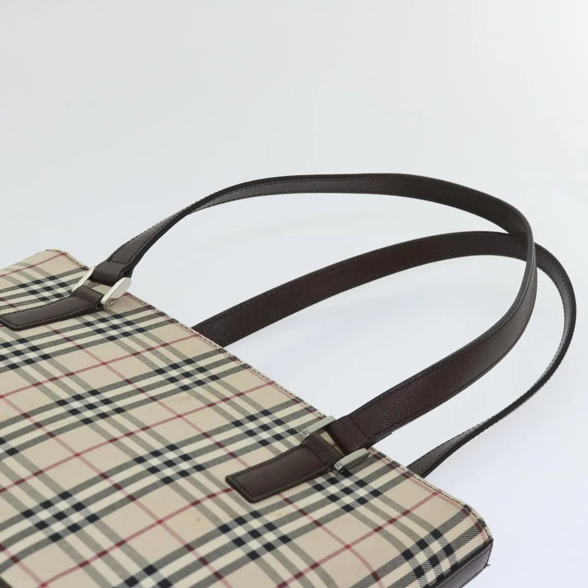 BURBERRY Shoulder Bag Nylon Leather Beige  ep1699