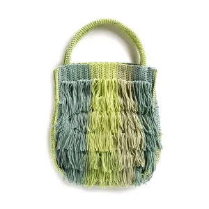 Caron Crochet Fringed Bag