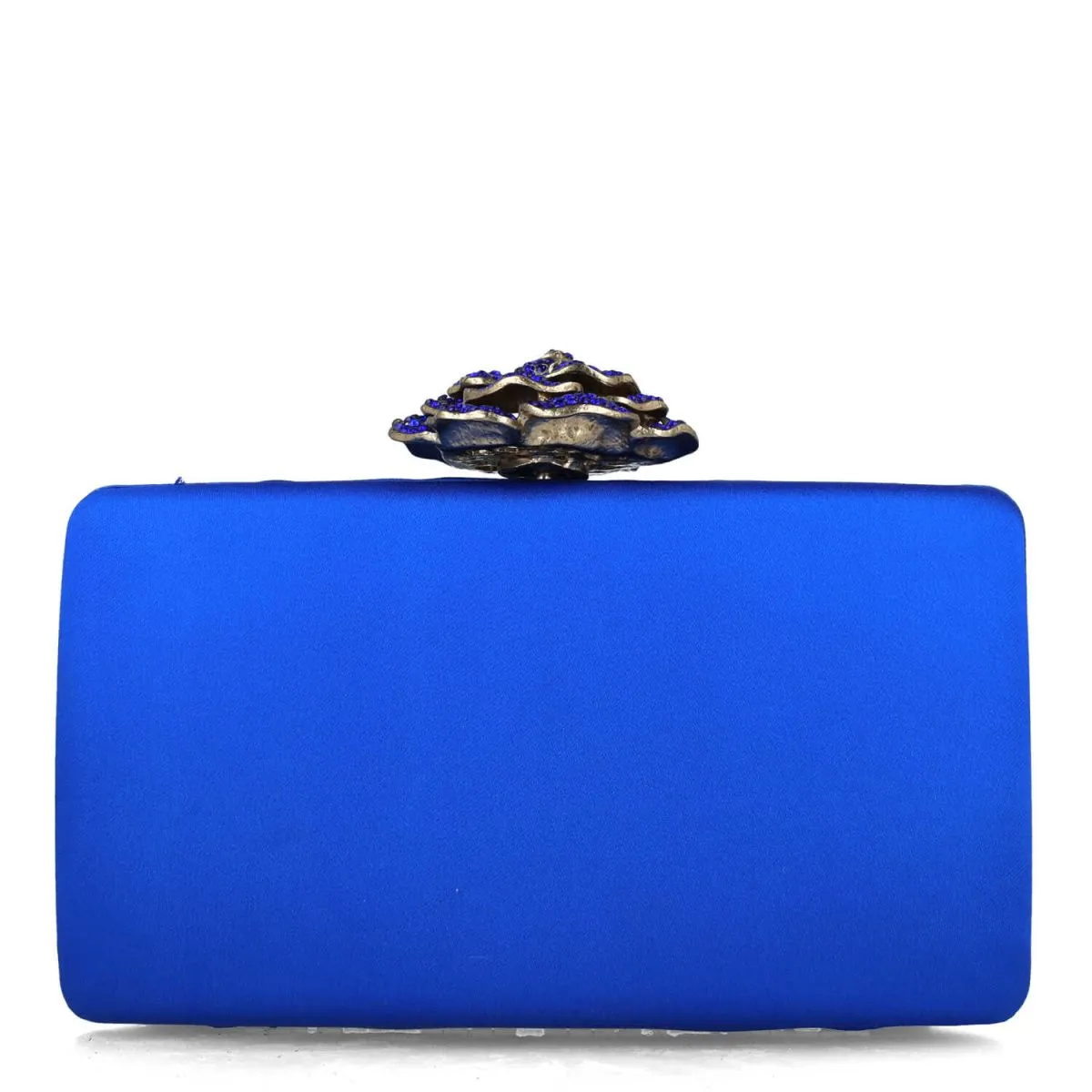 Crater evening bag in blue by Menbur