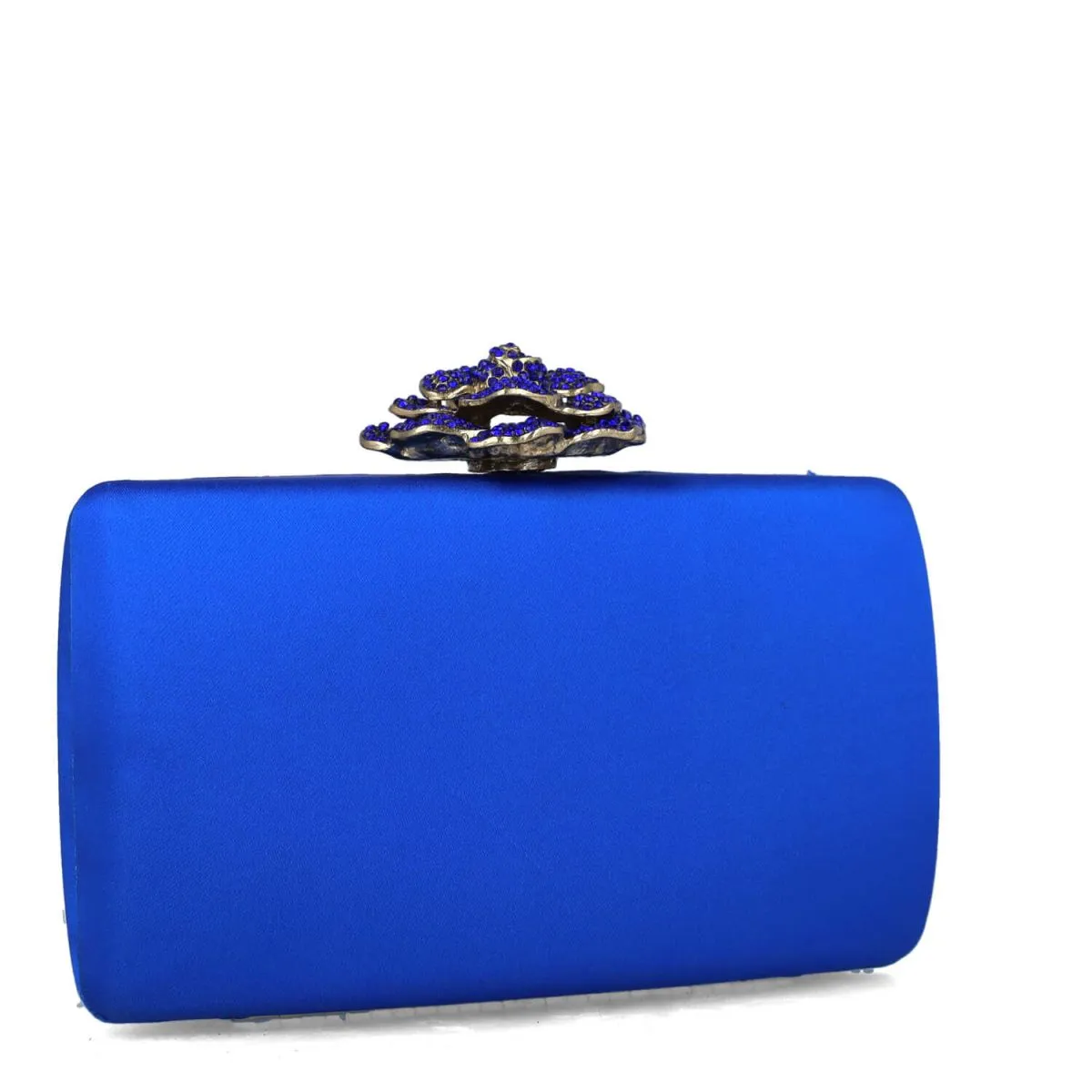 Crater evening bag in blue by Menbur