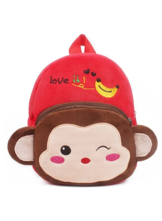 Cute plush backpack for toddlers, Monkey