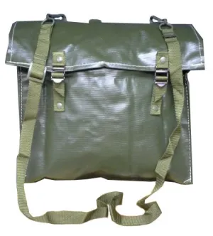 CZECH OD M85 RUBBER BREAD BAG W/ STRAP- SURPLUS