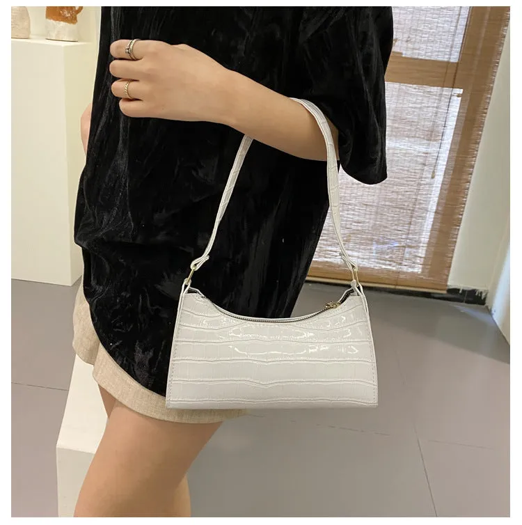 Darianrojas Fashion Exquisite Shopping Bag Retro Casual Women Totes Shoulder Bags Female Leather Solid Color Chain Handbag for Women