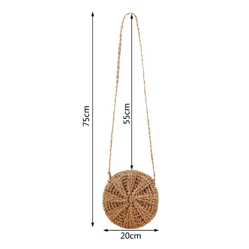 Darianrojas Straw Bags for Women Square Handbags Summer Rattan Shoulder Bags Handmade Knitted Storge Small Totes Bag New Fashion