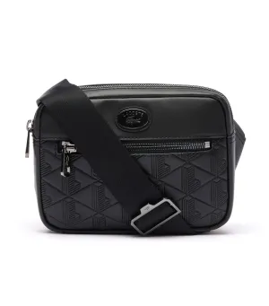 Embossed Monogram Shoulder Bag Noir