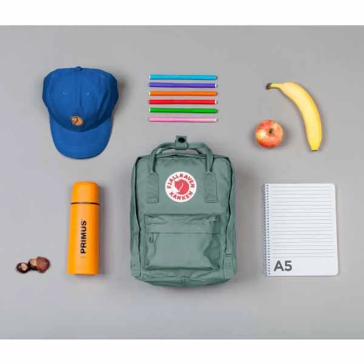 FjallRaven Kanken Mini Kids Backpack - Frost-Green