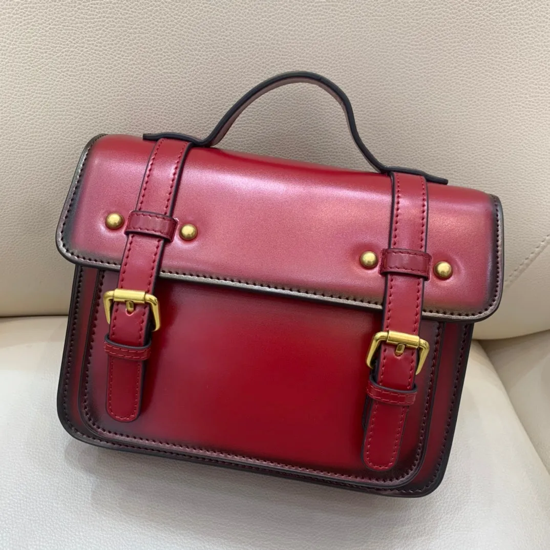 Flap Leather Satchel For Women Crossbody Bags