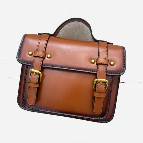 Flap Leather Satchel For Women Crossbody Bags