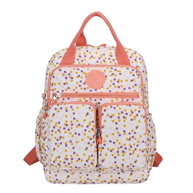 Floral Printing Women Waterproof Large Capacity Backpack