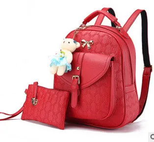 FLYING BIRDS new women backpack fashion women leather Backpacks ladies girl school bags shoulder bags female travel bag LM4003fb