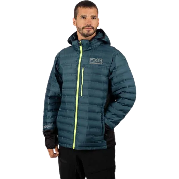 FXR Men's Podium Hybrid Quilted Hoodie