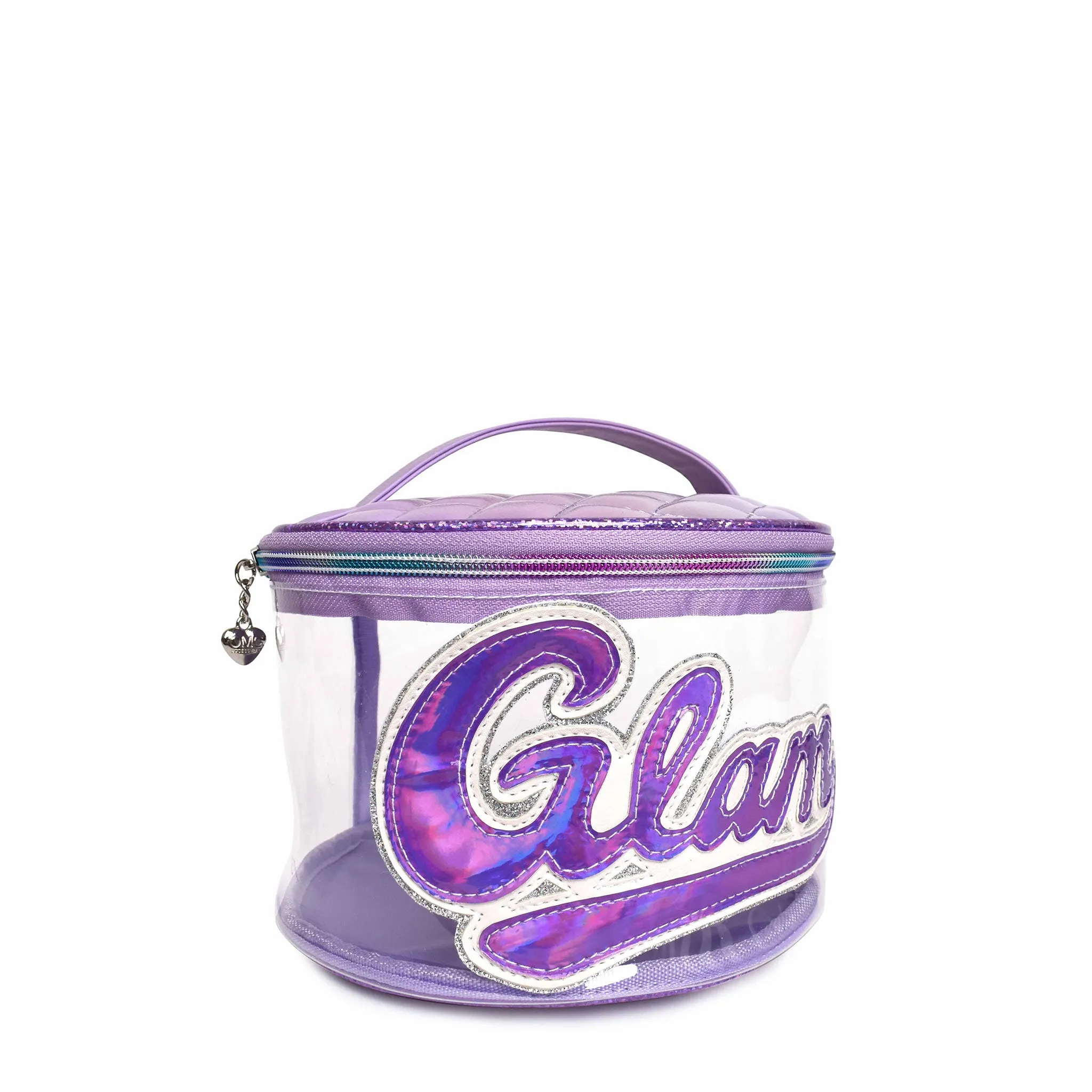 'Glam' Clear Round Glam Bag