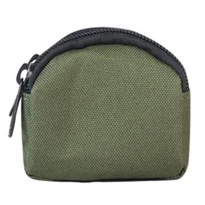 H25 Outdoor Sports Nylon Micro Slingshot Steel Ball Waist Bag Mini Coin Purse(Army Green)