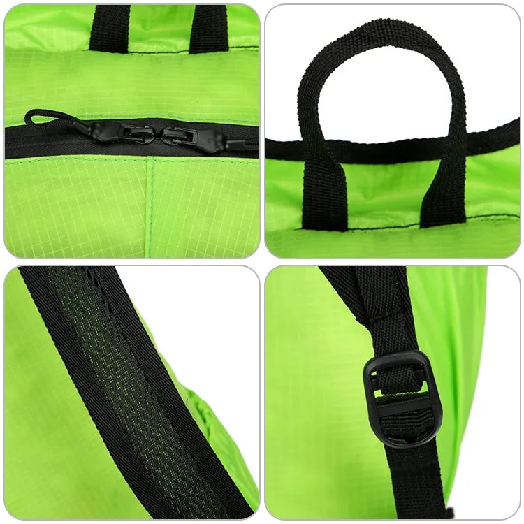 HAWEEL Portable Foldable Waterproof Backpack Folding Bag (Green)