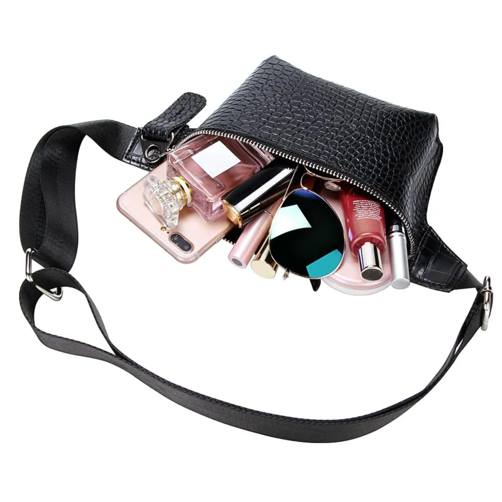 High Fashion Alligator Style Waist Bag