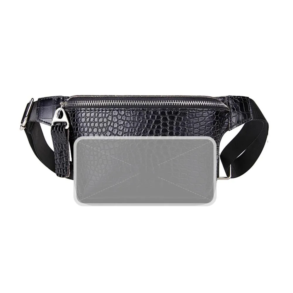 High Fashion Alligator Style Waist Bag