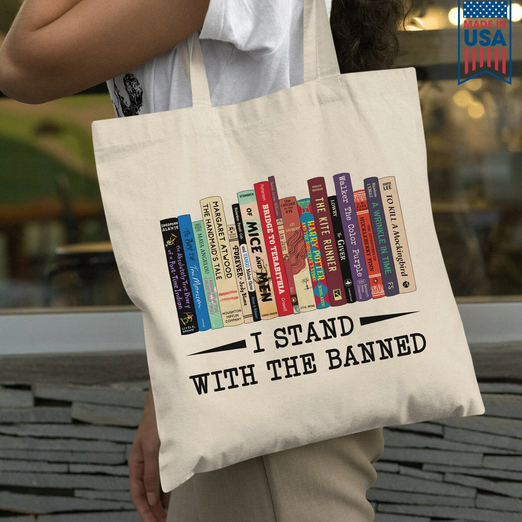 I Stand With The Banned Book Lover Gift TBW183