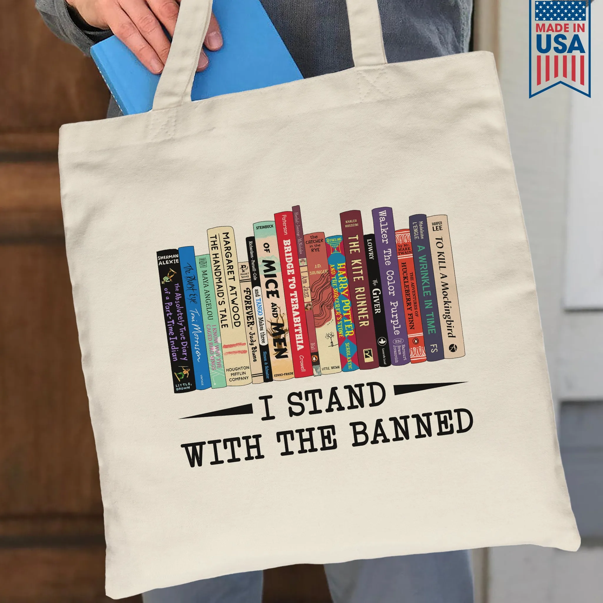 I Stand With The Banned Book Lover Gift TBW183