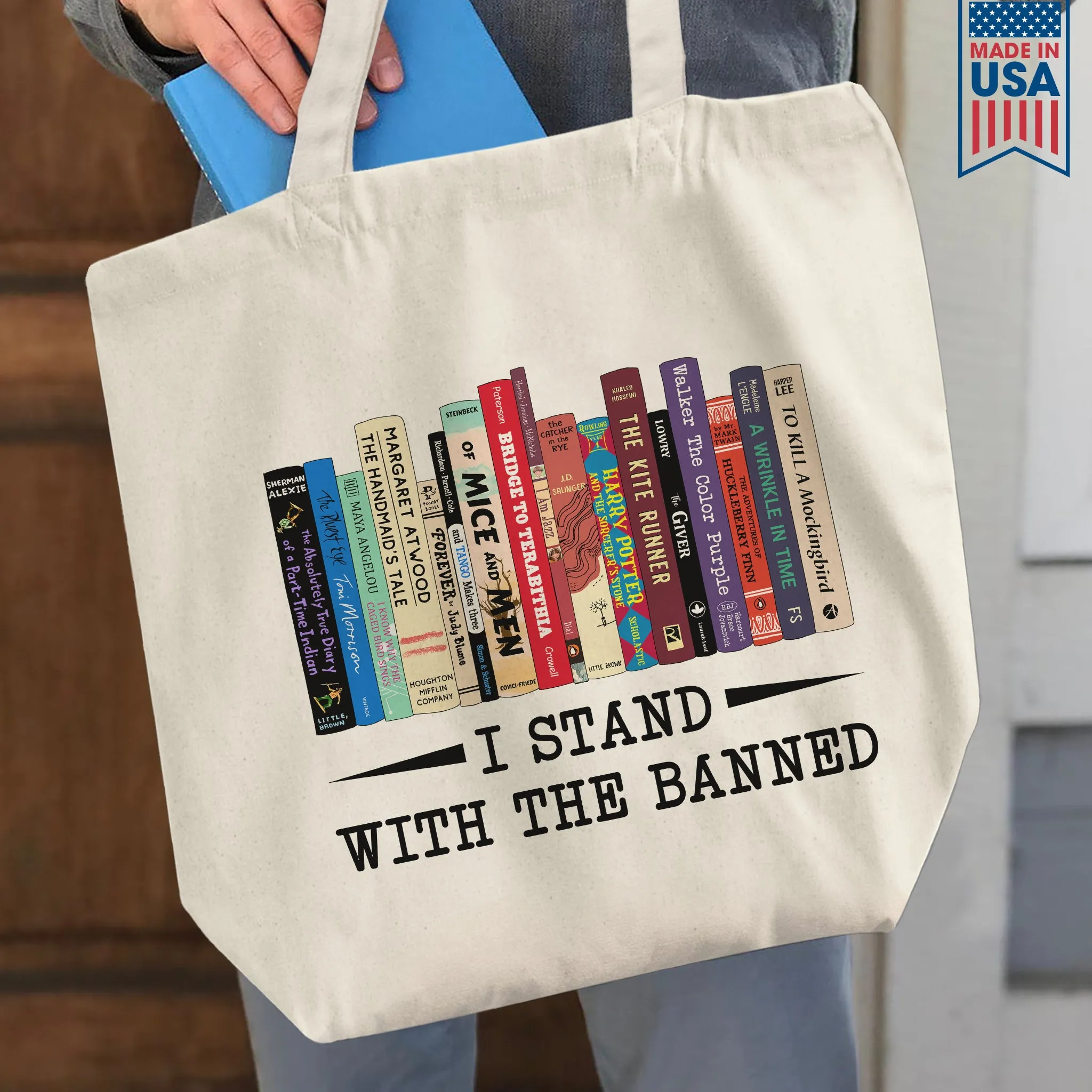 I Stand With The Banned Book Lover Gift TBW183