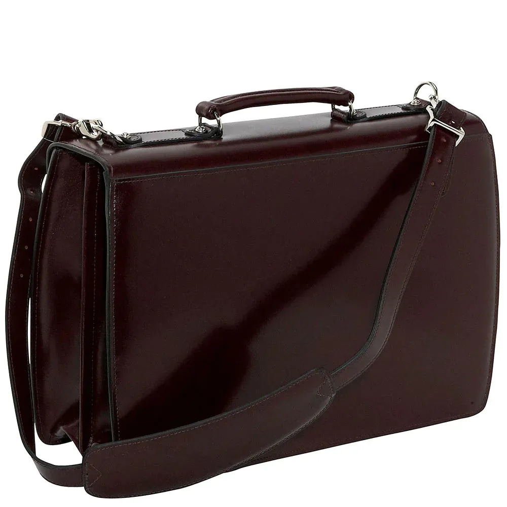 Jack Georges Elements Collection Double Gusset Flapover Briefcase