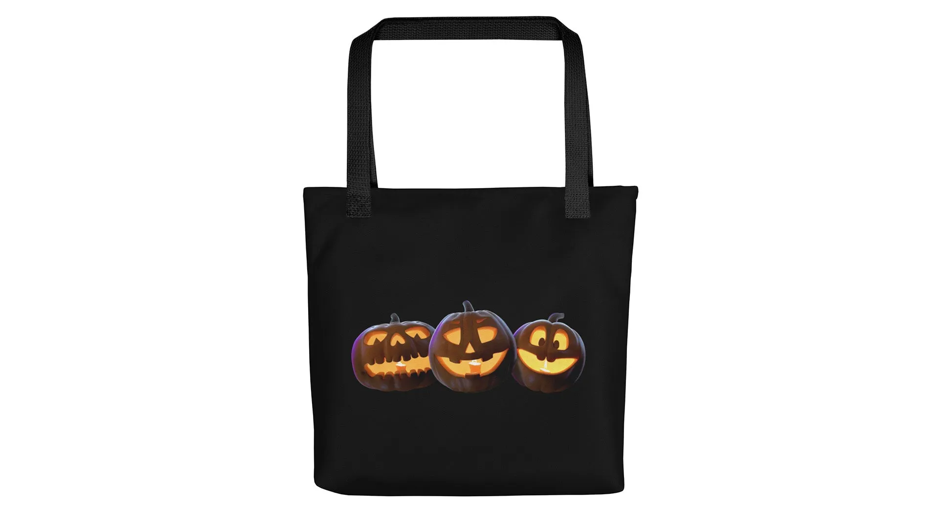 Jack-O-Lantern Jamboree Trio Tote Bag