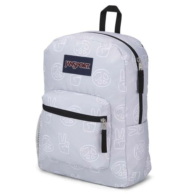 JANSPORT PALE BLUE PEACE BACKPACK FOR GIRLS