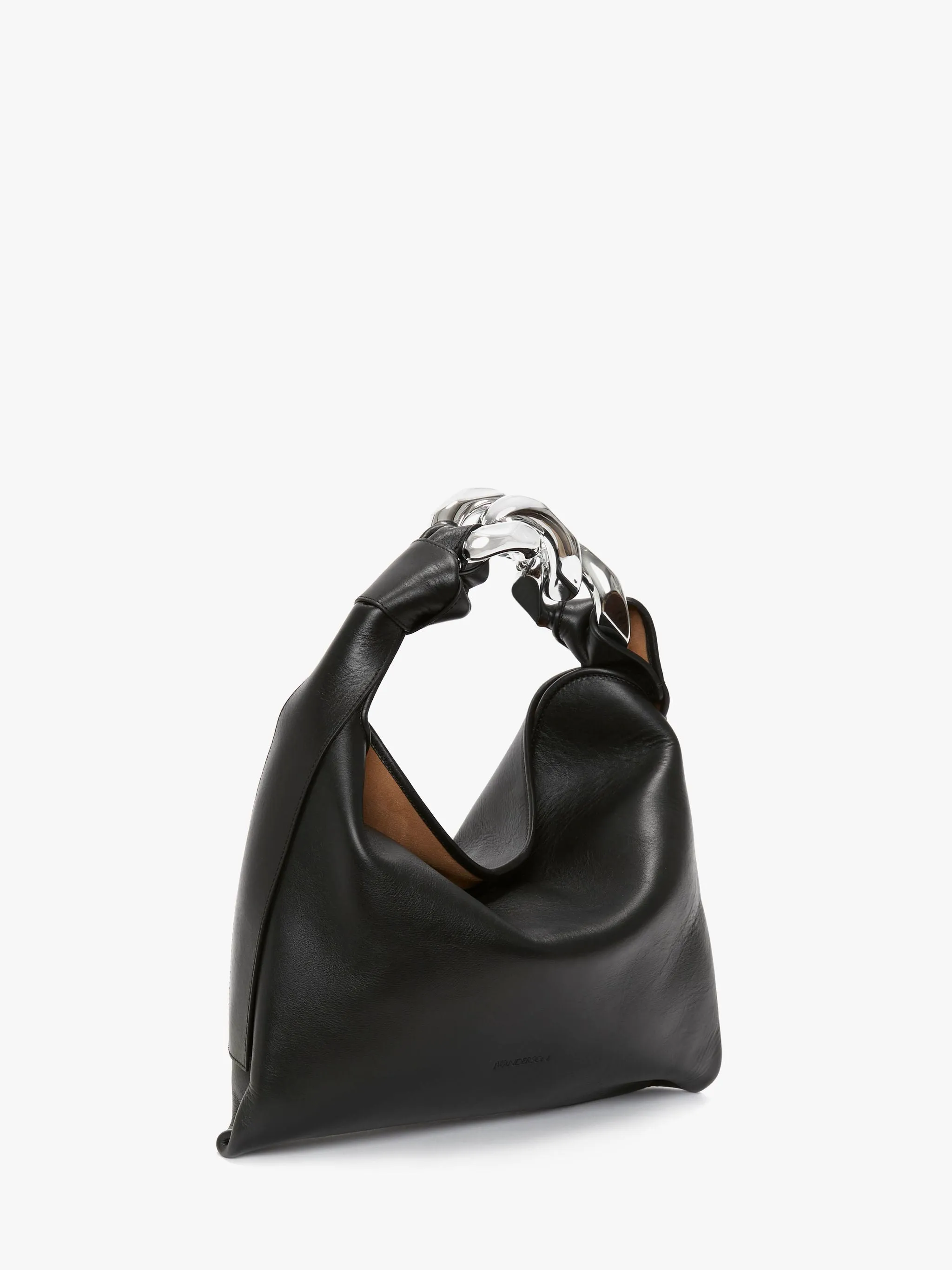 JW Anderson leather shoulder bag, black