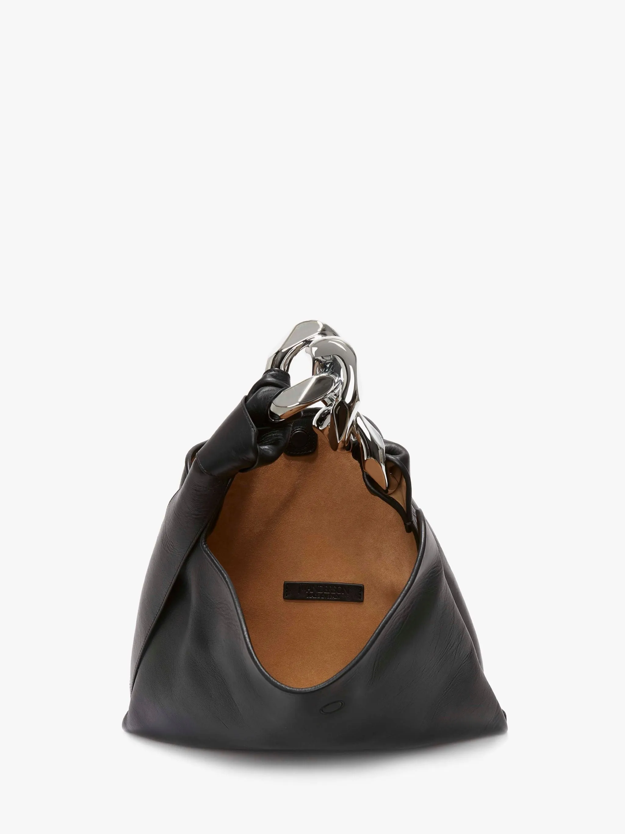 JW Anderson leather shoulder bag, black