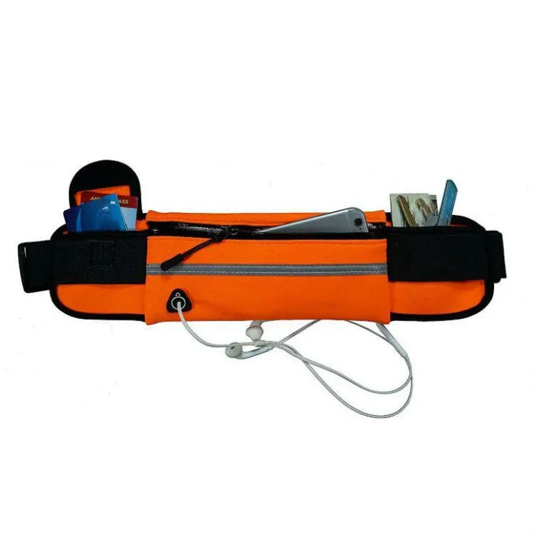 Kettle Pockets Outdoor Sports Mobile Phone Pockets Waist Bag(Orange)