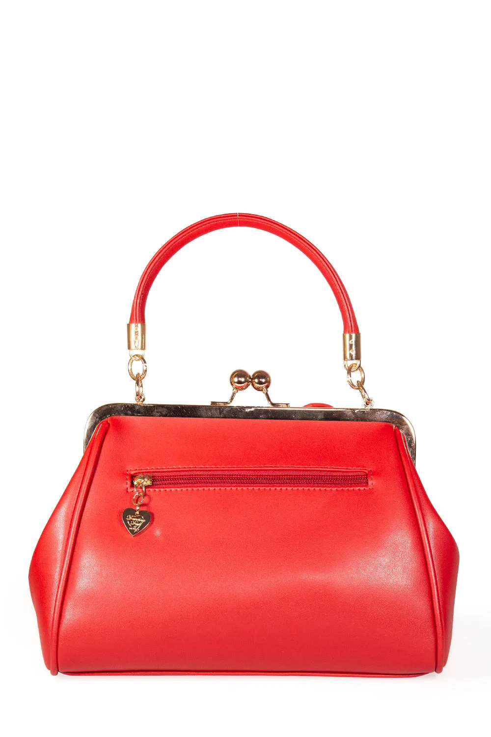 Lockwood Bow Handbag in Red by Banned