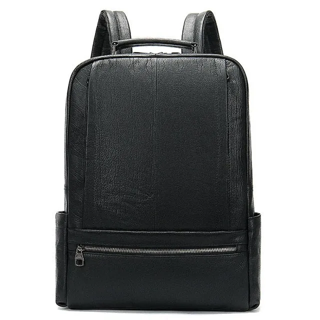 Luxury Exotic Leather Laptop Travel Backpack