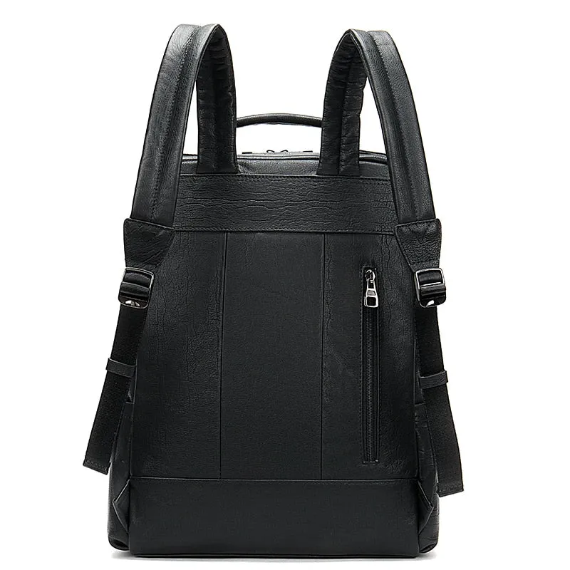 Luxury Exotic Leather Laptop Travel Backpack