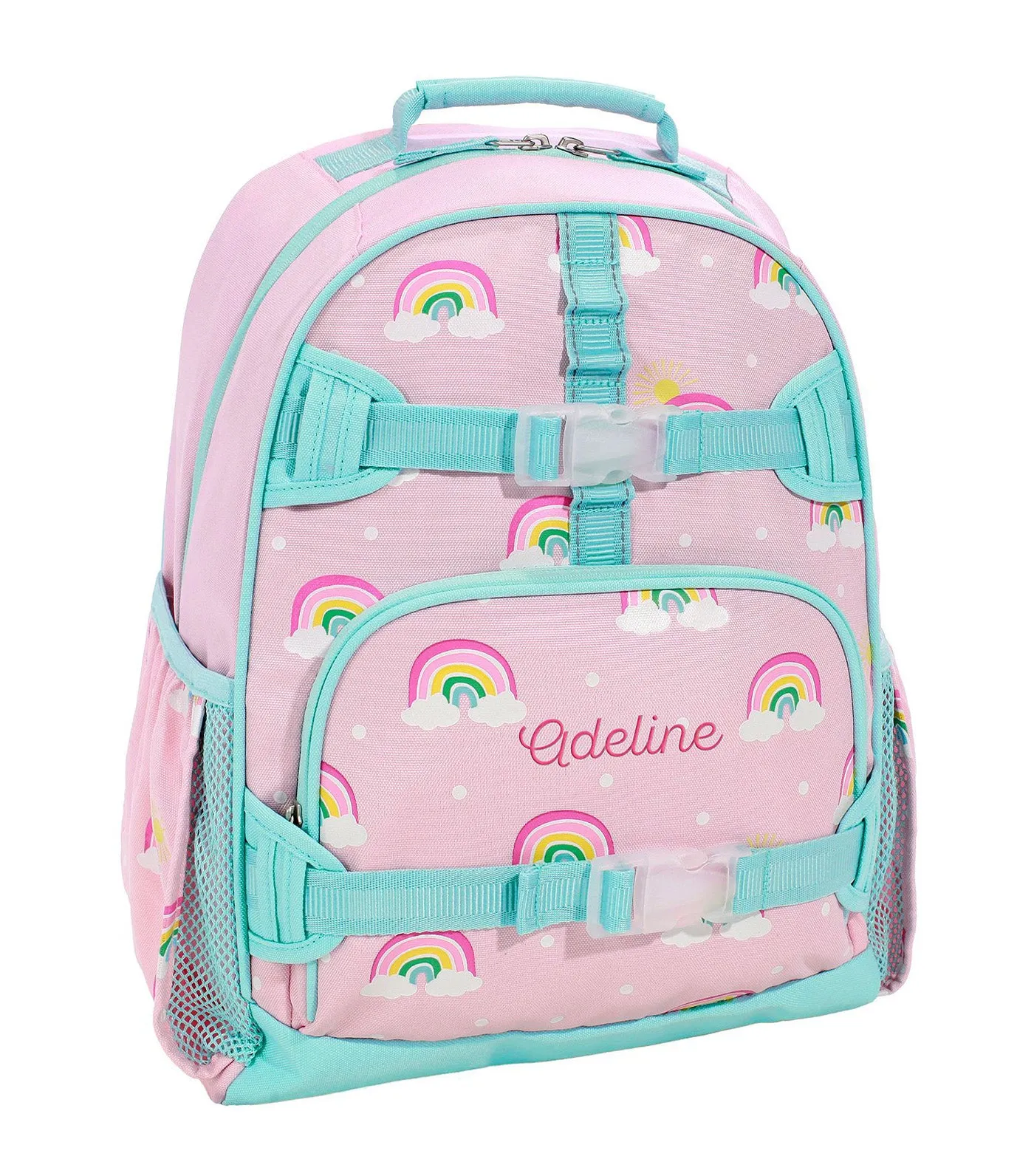 Mackenzie Pink Rainbows Glow-in-the-Dark Backpacks