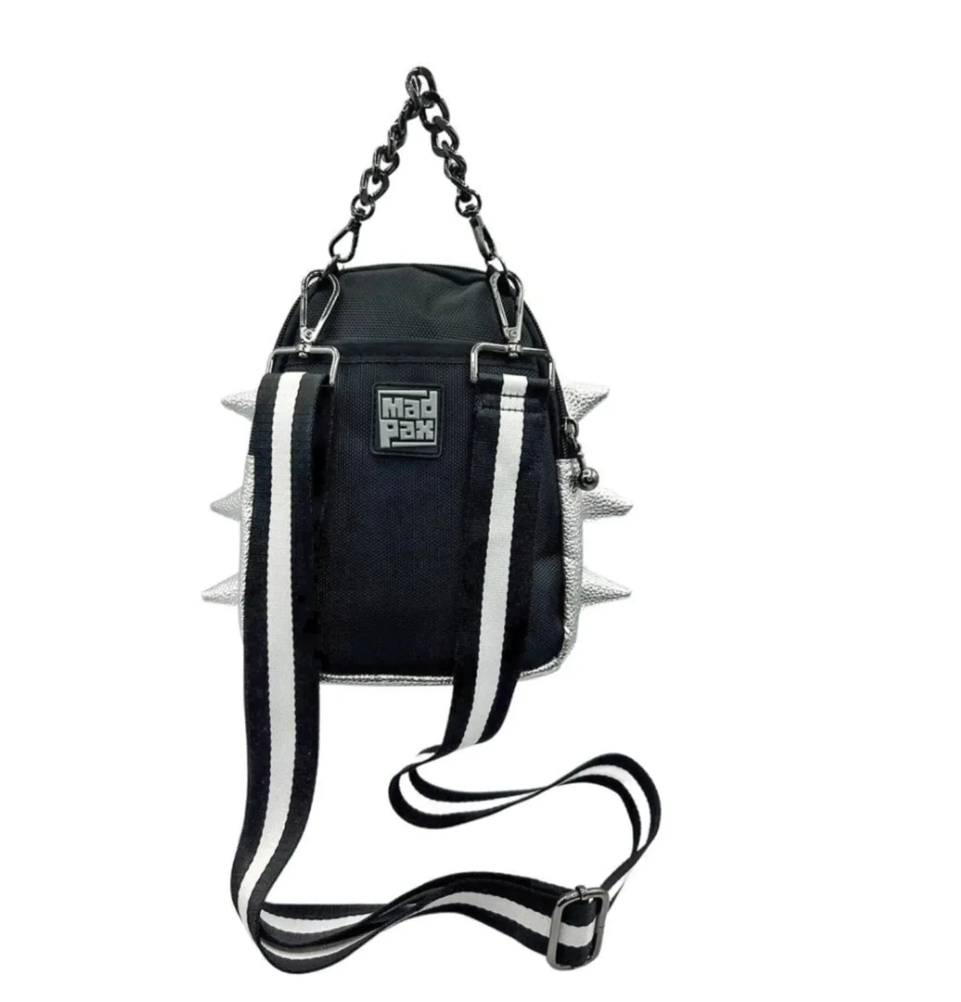 Madpax SILVER JACKPOT Crossbody Spike Mini Backpack Bag