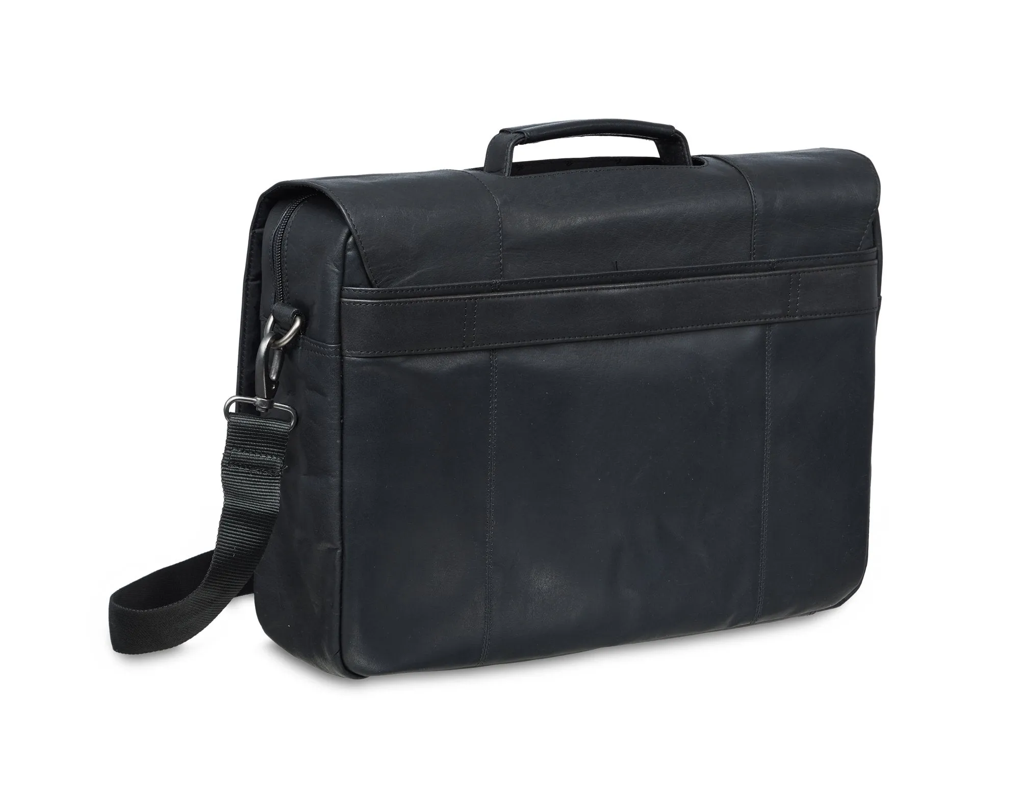 Mancini BUFFALO Porthole Briefcase for 15.6'' Laptop / Tablet (RFID Blocking)