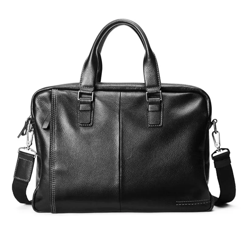 Men's cowhide briefcase Combination Locks Hard Case cowhide briefcase  Men's Handbag