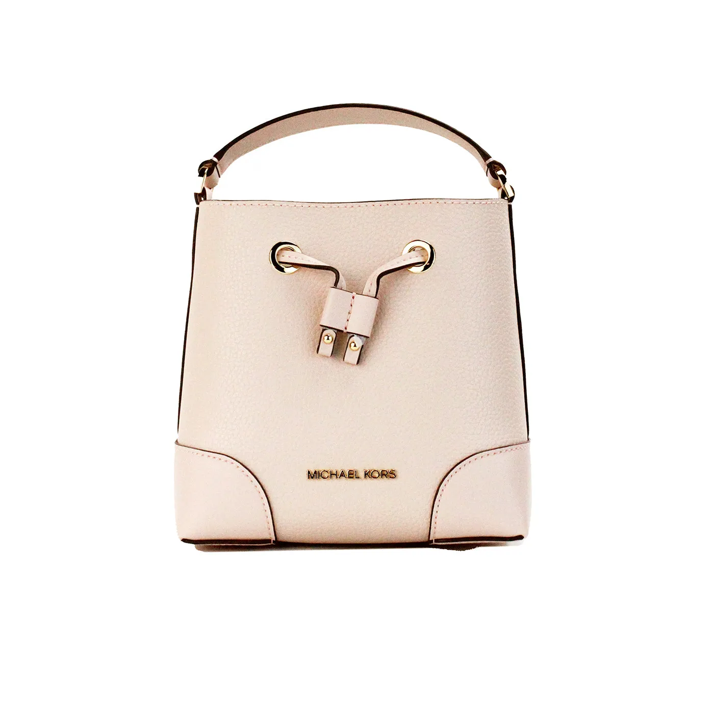 Michael Kors Mercer Small Bucket Drawstring Handbag (Powder Blush)